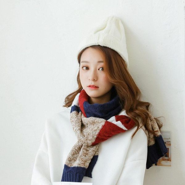 scarves scarf color contrast plaid knitted female autumn winter men's foulard femme bufanda mujer hombre, Blue;gray
scarves scarf color contrast plaid knitted female autumn winter men's foulard femme bufanda mujer hombre, Blue;gray