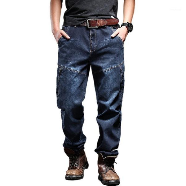 moruancle men's casual baggy cargo jeans pants with zipper pockets tactical denim biker jeans loose fit plus size 29-421, Blue
moruancle men's casual baggy cargo jeans pants with zipper pockets tactical denim biker jeans loose fit plus size 29-421, Blue