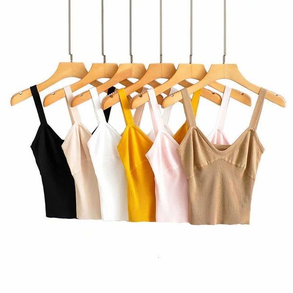 tank 2021 summer sleeveless knitted camisole solid color slim t shirt crop women, White
tank 2021 summer sleeveless knitted camisole solid color slim t shirt crop women, White