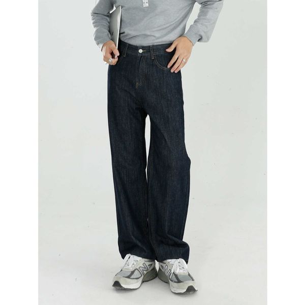 male streetwear vintage fashion hip hop wide leg jeans trousers men loose straight casual denim pants, Blue
male streetwear vintage fashion hip hop wide leg jeans trousers men loose straight casual denim pants, Blue