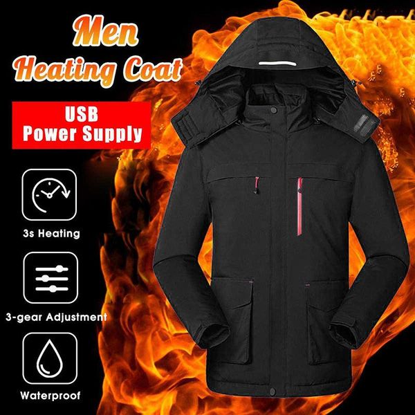 men's jackets -5xl men winter usb heating hooded thermal clothing waterproof climbing skiing coat, Black;brown
men's jackets -5xl men winter usb heating hooded thermal clothing waterproof climbing skiing coat, Black;brown