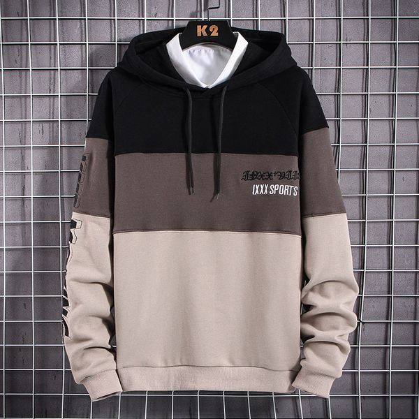 striped patchwork hoodies hooded male 100% polyester mens pullover embroidery keep moving sweatshirts yellow 3xl kg-131, Black
striped patchwork hoodies hooded male 100% polyester mens pullover embroidery keep moving sweatshirts yellow 3xl kg-131, Black