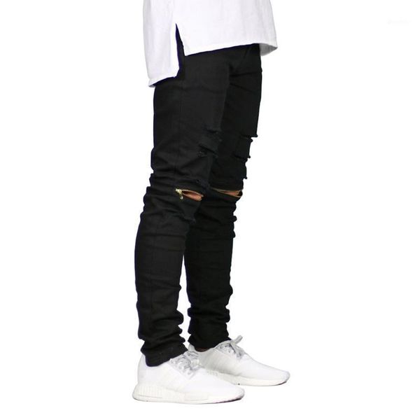 men skinny jeans ripped design fashion biker stretch jeans zippers destroyed hip hop e50191, Blue
men skinny jeans ripped design fashion biker stretch jeans zippers destroyed hip hop e50191, Blue