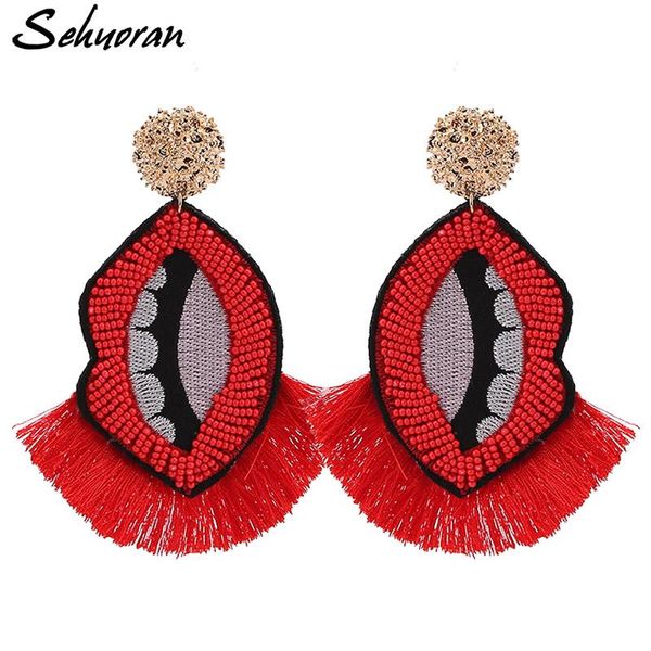 dangle & chandelier sehuoran 2021 tassel oorbellen voor vrouwen drop boho mouth sieraden handgemaakte fringe verklaring jewelry, Silver
dangle & chandelier sehuoran 2021 tassel oorbellen voor vrouwen drop boho mouth sieraden handgemaakte fringe verklaring jewelry, Silver