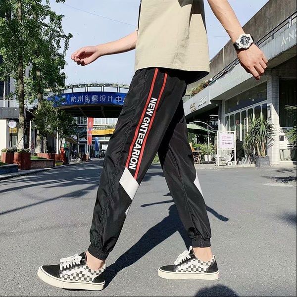 hip pop mens long patchwork track pants joggers elastic waist side striped sweat pants trousers drop shipping, Black
hip pop mens long patchwork track pants joggers elastic waist side striped sweat pants trousers drop shipping, Black