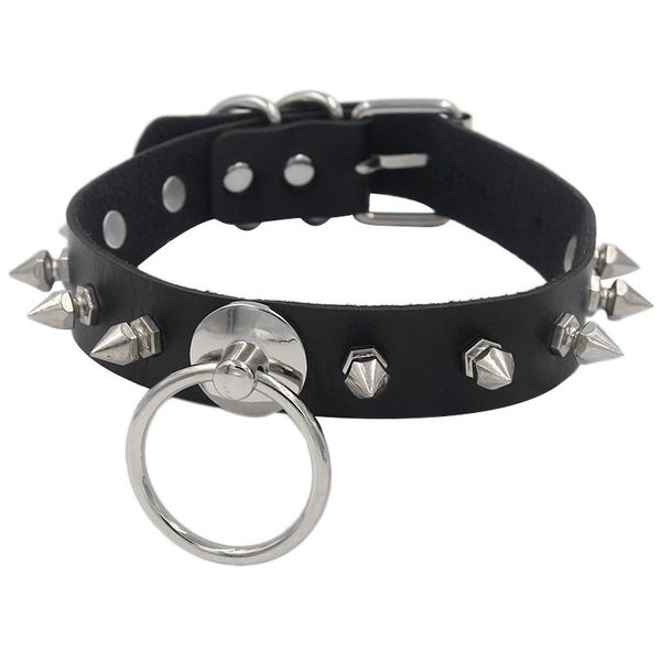 black punk spike choker collar women o-round leather goth choker necklace for women party club chocker gothic jewelry harajuku
black punk spike choker collar women o-round leather goth choker necklace for women party club chocker gothic jewelry harajuku