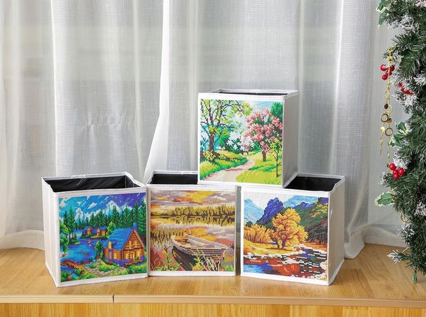 paintings 5d diy special shaped diamond painting foldable storage box mosaic landscape embroidery kit household home decor
paintings 5d diy special shaped diamond painting foldable storage box mosaic landscape embroidery kit household home decor