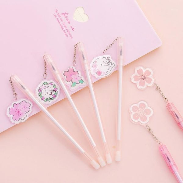 gel pens cherry blossoms cat pendant black ink pen kawaii neutral cute for school office writing gifts korean stationery1
gel pens cherry blossoms cat pendant black ink pen kawaii neutral cute for school office writing gifts korean stationery1