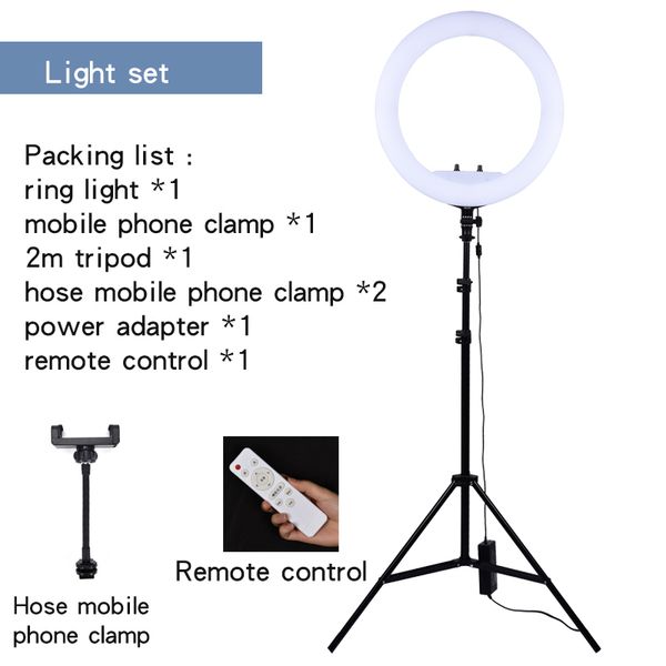 18" led selfie ring light with adjustable tripod stand & cellphone holder for live stream/makeup/youtube video
18" led selfie ring light with adjustable tripod stand & cellphone holder for live stream/makeup/youtube video