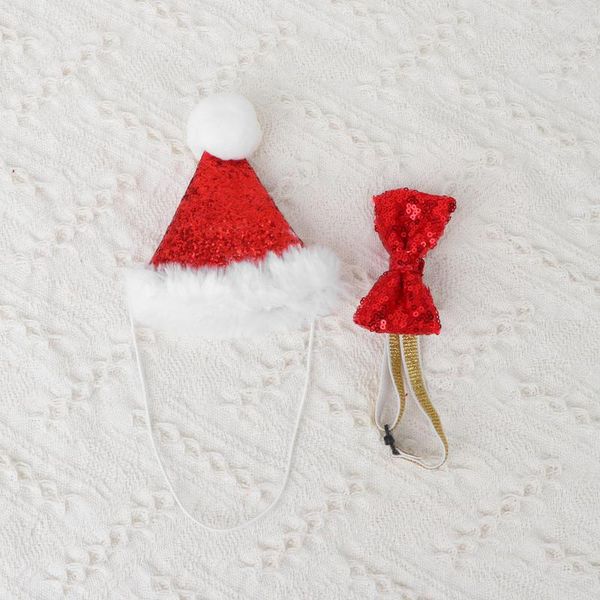dog apparel 2pcs pet christmas costumes adjustable bow tie and hat cosplay costume adorable headwear for cats dogs (triangular cap
dog apparel 2pcs pet christmas costumes adjustable bow tie and hat cosplay costume adorable headwear for cats dogs (triangular cap