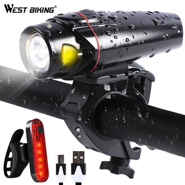west biking 2 pcs led bicycle lights usb rechargeable bike front light bicycle taillight road mtb rear light bike lamp1
west biking 2 pcs led bicycle lights usb rechargeable bike front light bicycle taillight road mtb rear light bike lamp1