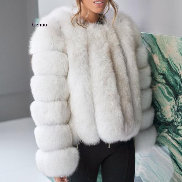 women's fur & faux women full pelt silver warm coat short winter imitation jacket outerwear luxury fluffy coats 2021, Black
women's fur & faux women full pelt silver warm coat short winter imitation jacket outerwear luxury fluffy coats 2021, Black