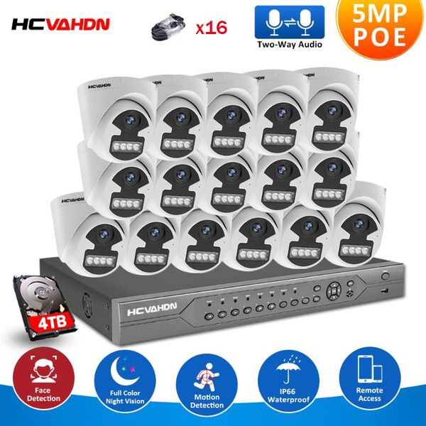 h.265+ 16ch 4k hd 5mp security camera nvr kit outdoor waterproof color night vision ip camera poe cctv video surveillance system
h.265+ 16ch 4k hd 5mp security camera nvr kit outdoor waterproof color night vision ip camera poe cctv video surveillance system