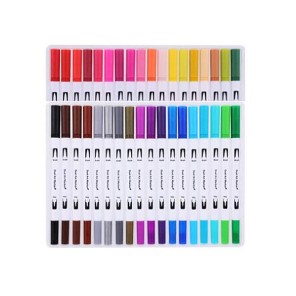 up to 120 color dual brush art markers pen fine tip and brush pens drawing painting watercolor art marker pens school h wmtkxl, Black;red
up to 120 color dual brush art markers pen fine tip and brush pens drawing painting watercolor art marker pens school h wmtkxl, Black;red