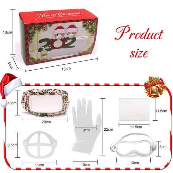 christmas gifts sets 2021 new year party protective suit 1pack=glove*2 + mask pads*10+ mask holder*2 + googles*1+ face mask*2 e111701
christmas gifts sets 2021 new year party protective suit 1pack=glove*2 + mask pads*10+ mask holder*2 + googles*1+ face mask*2 e111701