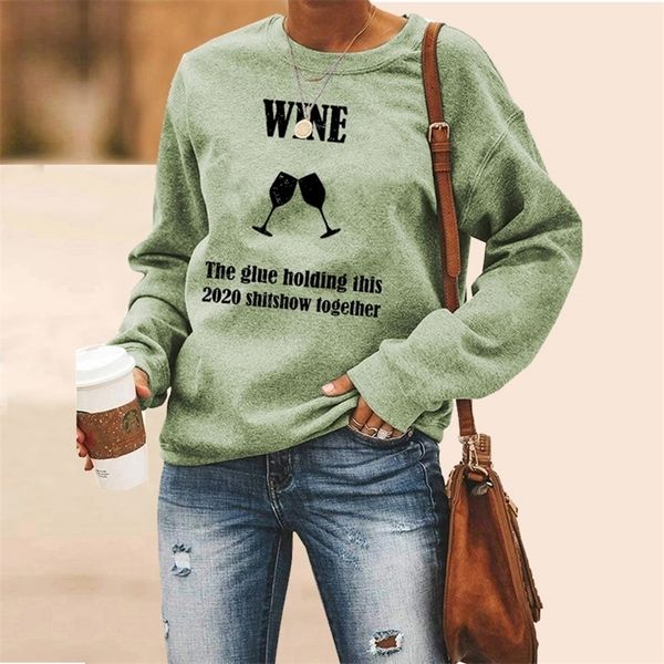 wine and goblet print crewneck sweatshirt fall women jumper pull casual long sleeve hoodies streetwear female clothing 201204, Black
wine and goblet print crewneck sweatshirt fall women jumper pull casual long sleeve hoodies streetwear female clothing 201204, Black