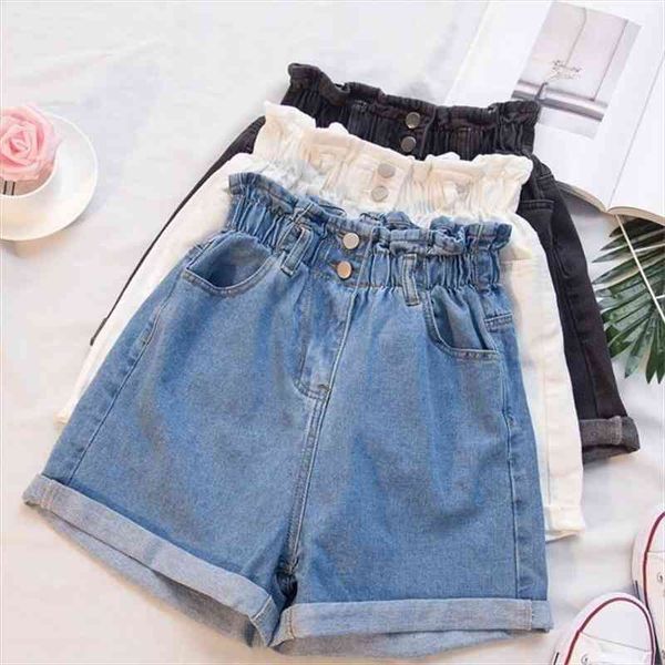 garemay womens denim shorts large size summer jean shorts high waist elastic wide leg fashion jeans for women, White;black
garemay womens denim shorts large size summer jean shorts high waist elastic wide leg fashion jeans for women, White;black