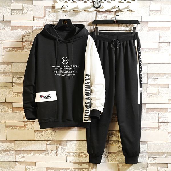 new print black white men's sportswear sets 2021 autumn spring casual sport tracksuit sweatshirt+sweatpants track suit trouers 7qmv
new print black white men's sportswear sets 2021 autumn spring casual sport tracksuit sweatshirt+sweatpants track suit trouers 7qmv