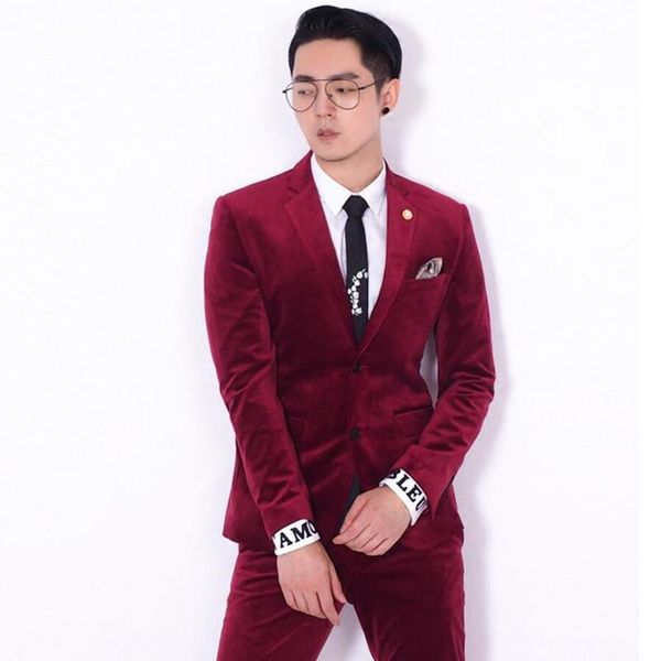 2020 velvet man suits custom made groom tuxedos fashion groomsman suit slim homecoming wedding suit new arrival (jacket+pants, White;black
2020 velvet man suits custom made groom tuxedos fashion groomsman suit slim homecoming wedding suit new arrival (jacket+pants, White;black
