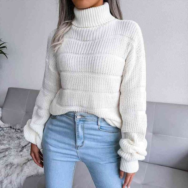 winter womens turtleneck sweaters base warm knitted sweater female solid color hollow out casual loose knit pullover top, White;black
winter womens turtleneck sweaters base warm knitted sweater female solid color hollow out casual loose knit pullover top, White;black