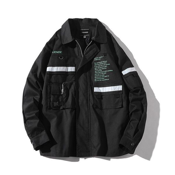 fashion brand jacket men spring autumn men's solid color patchwork mulit-pockets outerwear coats male hip hop jackets coat, Black;brown
fashion brand jacket men spring autumn men's solid color patchwork mulit-pockets outerwear coats male hip hop jackets coat, Black;brown