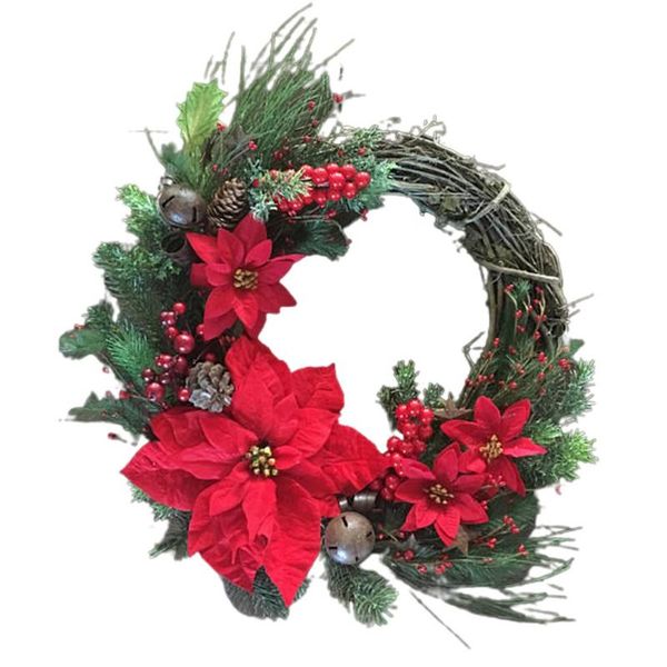 decorative flowers & wreaths christmas wreath door hanging vine circle simulation wall decoration wedding arrangement
decorative flowers & wreaths christmas wreath door hanging vine circle simulation wall decoration wedding arrangement