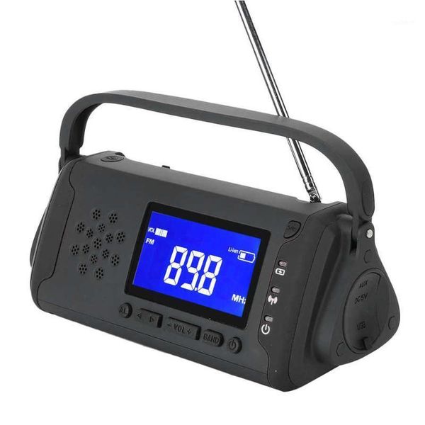 radio portable fm/am solar hand crank fm weather outdoor emergency charger flash light sos alarm function 1
radio portable fm/am solar hand crank fm weather outdoor emergency charger flash light sos alarm function 1