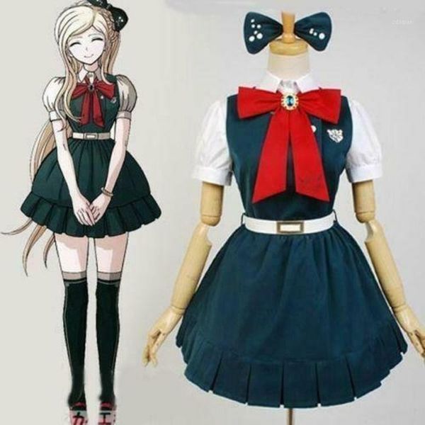super dangan ronpa 2 sonia.nevermind cosplay costume dark blue dress skirt gown custom made1, Black;gray
super dangan ronpa 2 sonia.nevermind cosplay costume dark blue dress skirt gown custom made1, Black;gray