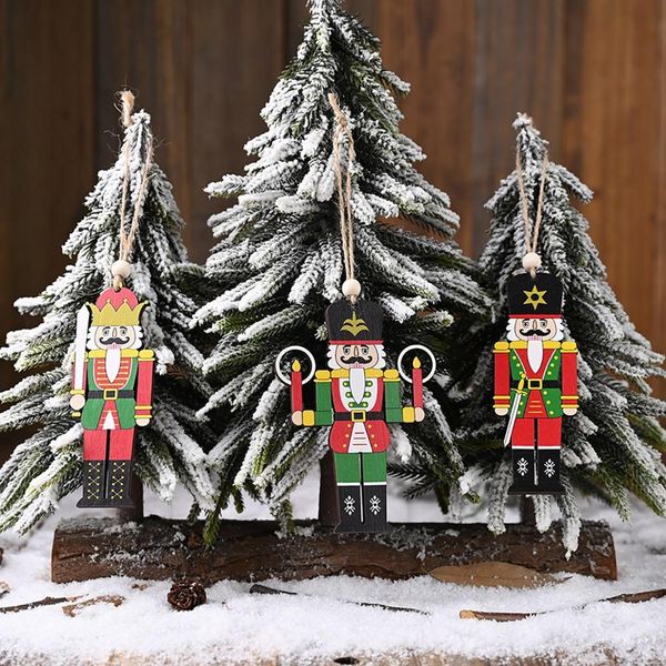 

qifu nutcracker puppet christmas ornaments deskdecoration cartoons drawing walnuts soldiers band dolls nutcracker miniatures bbymtn