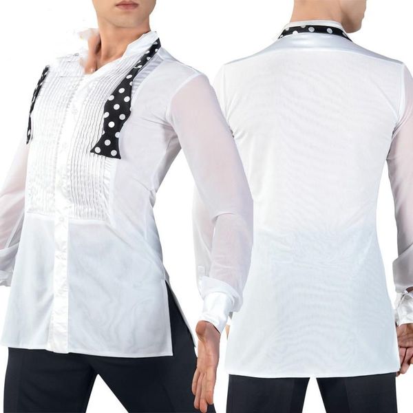 stage wear customize size men latin dance long sleeve shirt winter performance tango ballroom dancing vdb828, Black;red
stage wear customize size men latin dance long sleeve shirt winter performance tango ballroom dancing vdb828, Black;red