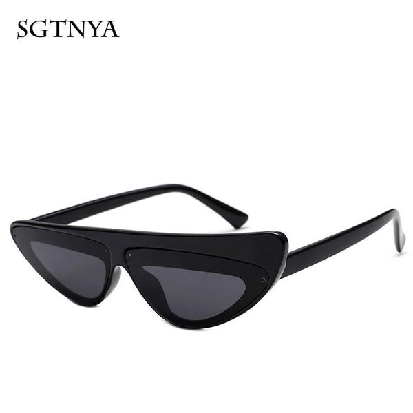 sunglasses european and american trend personality cat eye fashion wild small box ladies glasses uv400, White;black
sunglasses european and american trend personality cat eye fashion wild small box ladies glasses uv400, White;black