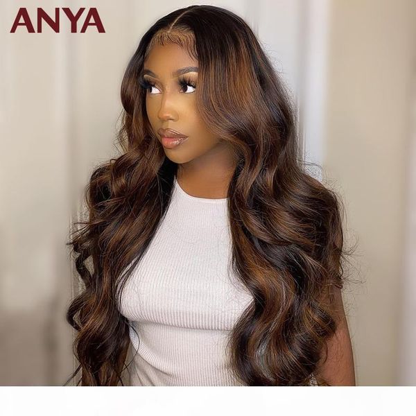 anya brown highlights body wave 13x4 transparent lace front pre plucked wig peruvian virgin human hair wigs for black women, Black;brown
anya brown highlights body wave 13x4 transparent lace front pre plucked wig peruvian virgin human hair wigs for black women, Black;brown
