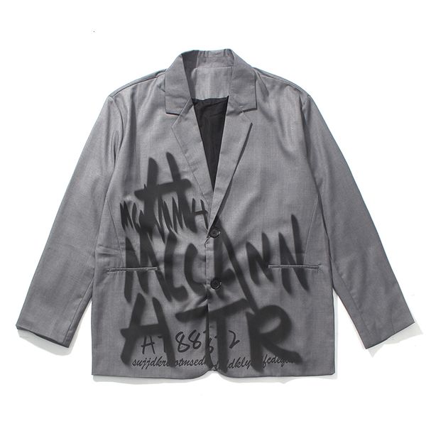 2021 new harajuku letter painted blazer men and women loose single breasted oversize suit streetwear casual v neck bomber jacket z33z, Black;brown
2021 new harajuku letter painted blazer men and women loose single breasted oversize suit streetwear casual v neck bomber jacket z33z, Black;brown