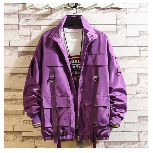 men's jackets 2021 man harajuku ribbons pockets windbreaker korean fashions clothing plus size men streetwear hip hop bomber jacket1, Black;brown
men's jackets 2021 man harajuku ribbons pockets windbreaker korean fashions clothing plus size men streetwear hip hop bomber jacket1, Black;brown
