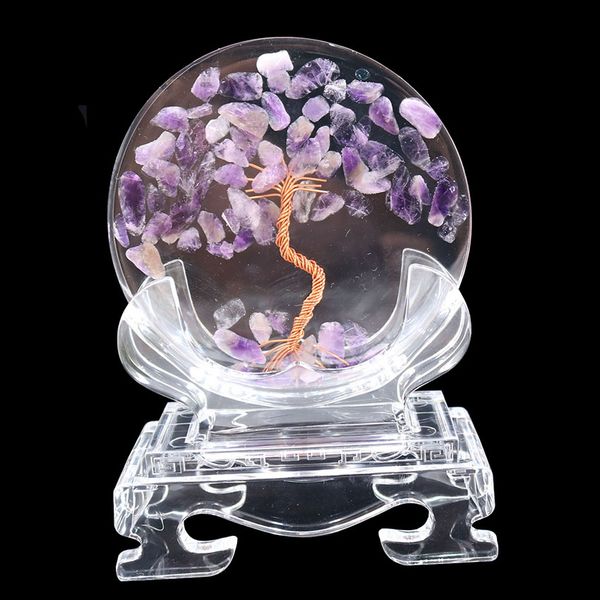 wholesale 5 pcs copper wire wrap tree of life amethyst crystal pendant olivine stone fashion jewelry, Silver
wholesale 5 pcs copper wire wrap tree of life amethyst crystal pendant olivine stone fashion jewelry, Silver