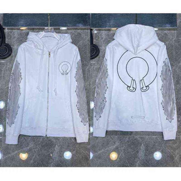 classic ch brand quality hoodie fashion zipper autumn winter luxury sweatshirts designer men sweater horseshoe phantom cross print hooded wo, Black
classic ch brand quality hoodie fashion zipper autumn winter luxury sweatshirts designer men sweater horseshoe phantom cross print hooded wo, Black