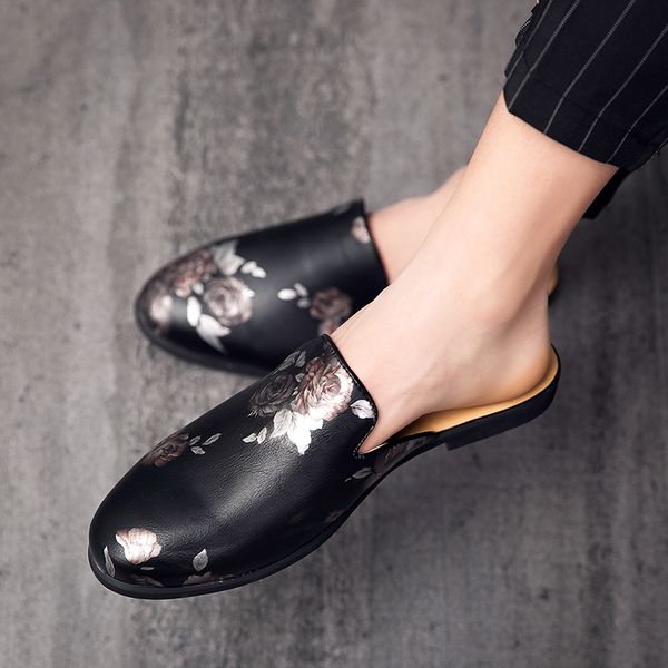 men mues for half black leather shoes men's fashionable zapatillas casual hombre sepatu slip in pria ayakkabi vpcc, Black;brown
men mues for half black leather shoes men's fashionable zapatillas casual hombre sepatu slip in pria ayakkabi vpcc, Black;brown