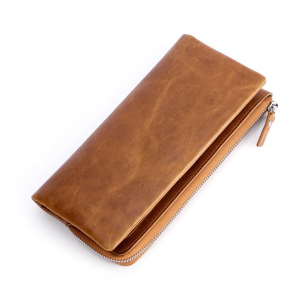 fashion first layer cowhide men's long wallet fashion clutch bag retro leather card bag money multifunctional wallet, Red;black
fashion first layer cowhide men's long wallet fashion clutch bag retro leather card bag money multifunctional wallet, Red;black
