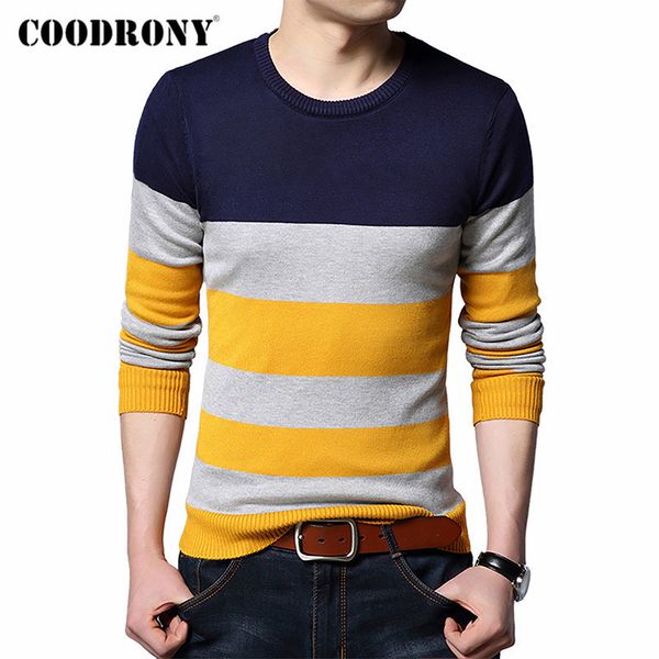 coodrony brand sweater men casual striped o-neck pull homme autumn winter knitwear shirt cotton pullover men jersey hombre c1005 201026, White;black
coodrony brand sweater men casual striped o-neck pull homme autumn winter knitwear shirt cotton pullover men jersey hombre c1005 201026, White;black