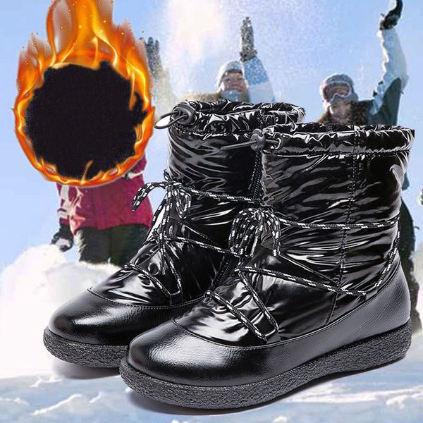 new outdoor trainers original design winter fashion women down snow boots casual flat heel high sneakers warm waterproof designers shoes, Black
new outdoor trainers original design winter fashion women down snow boots casual flat heel high sneakers warm waterproof designers shoes, Black