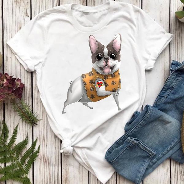 women t-shirts cartoon paw happy cute trend 90s cute animal dog pet mom lady tshirt female ladies print graphic tee t-shirt, White
women t-shirts cartoon paw happy cute trend 90s cute animal dog pet mom lady tshirt female ladies print graphic tee t-shirt, White