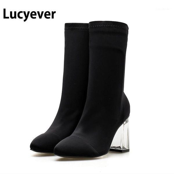boots lucyever flock stock 2021 autumn winter fashion ladies transparent square high heels woman slip on botas mujer 35-421, Black
boots lucyever flock stock 2021 autumn winter fashion ladies transparent square high heels woman slip on botas mujer 35-421, Black