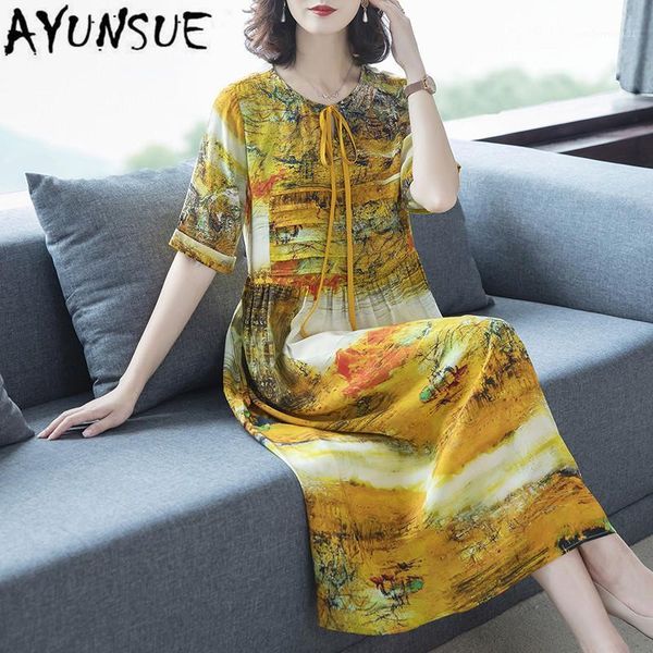 casual dresses ayunsue silk summer dress women plus size elegant midi for floral fashion 4xl vestidos pph1321, Black;gray
casual dresses ayunsue silk summer dress women plus size elegant midi for floral fashion 4xl vestidos pph1321, Black;gray