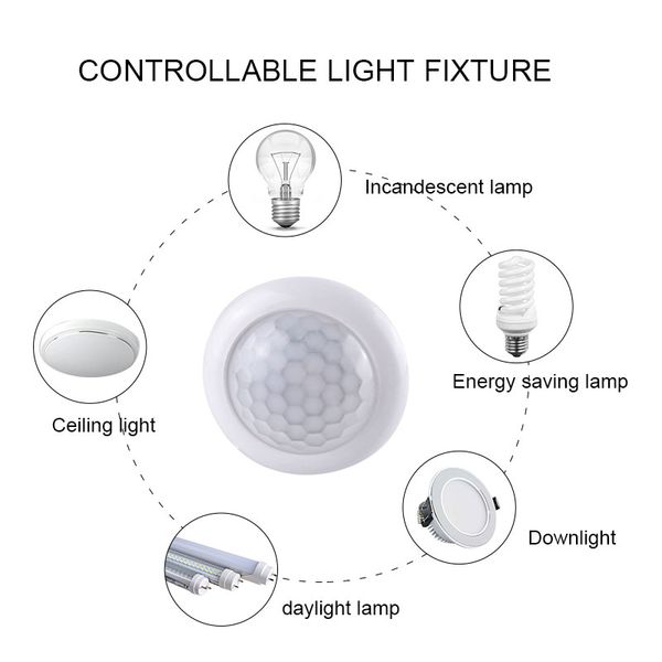 ac110v-220v infrared pir motion sensor switch for light 100w max human body starters induction sensor control detector
ac110v-220v infrared pir motion sensor switch for light 100w max human body starters induction sensor control detector