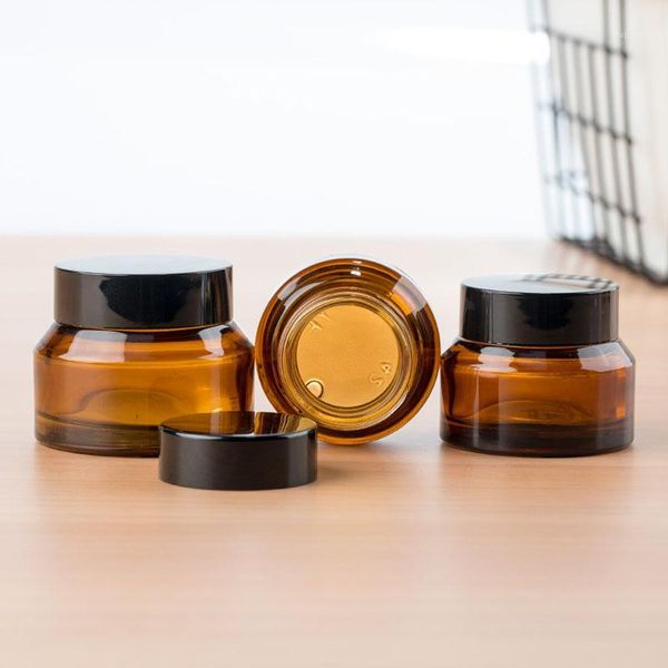 storage bottles & jars 20pcs 15g/30g/50g empty brown glass refillable makeup jar pot travel face cream lotion vials amber cosmetic container
storage bottles & jars 20pcs 15g/30g/50g empty brown glass refillable makeup jar pot travel face cream lotion vials amber cosmetic container