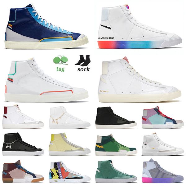 authentic 2022 blazer mid 77 vintage running shoes overlays popcorn bicycle yellow indigo wolf grey multi white raygun men women sneakers tr
authentic 2022 blazer mid 77 vintage running shoes overlays popcorn bicycle yellow indigo wolf grey multi white raygun men women sneakers tr