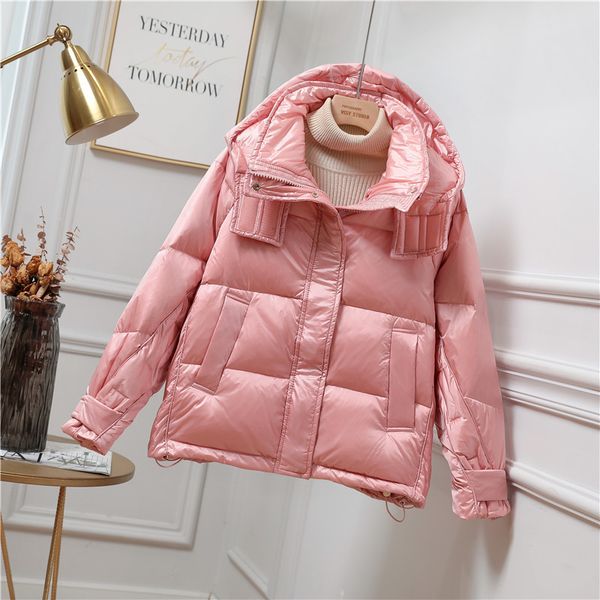 2020 new korean fashion loose bread suit white duck down down down jacket female short hooded student big and thick q1215, Black
2020 new korean fashion loose bread suit white duck down down down jacket female short hooded student big and thick q1215, Black