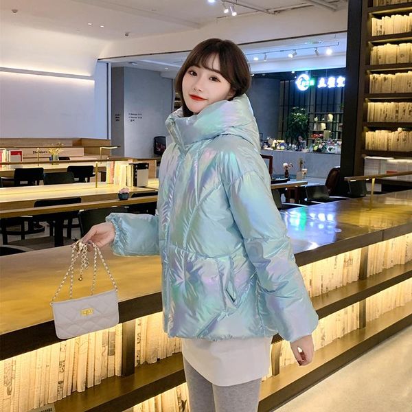 women's down & parkas winter windproof warm jacket women 2021 neon color hoodie outwear thick coats fashion streetwear hooded out, Black
women's down & parkas winter windproof warm jacket women 2021 neon color hoodie outwear thick coats fashion streetwear hooded out, Black