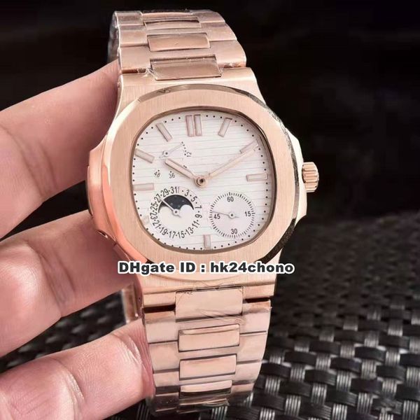 manufacturer 15 style nautilus moonphase power reserve 40mm autoamtic mens watch 5712 white dial rose gold bracelet gents, Slivery;brown
manufacturer 15 style nautilus moonphase power reserve 40mm autoamtic mens watch 5712 white dial rose gold bracelet gents, Slivery;brown