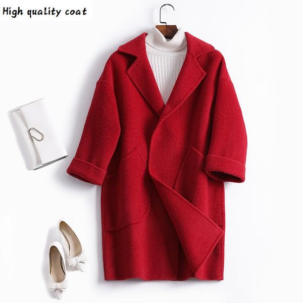 autumn spring wool coat women clothes 2020 korean vintage woolen jacket red womens coats and jackets abrigo mujer n2814 zt2539, Black
autumn spring wool coat women clothes 2020 korean vintage woolen jacket red womens coats and jackets abrigo mujer n2814 zt2539, Black
